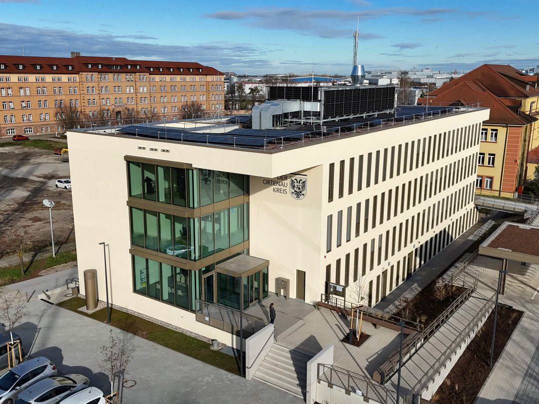 Der viergeschossige Neubau für das Landratsamt Ortenaukreis: in time, in cost, in quality.