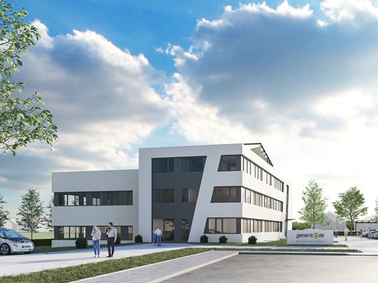 Der neue Firmensitz von generic.de als Visualisierung
