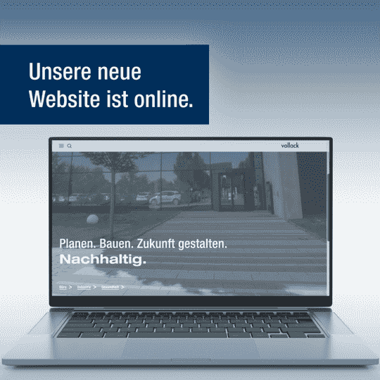 Im neuen Look: Die Vollack Homepage