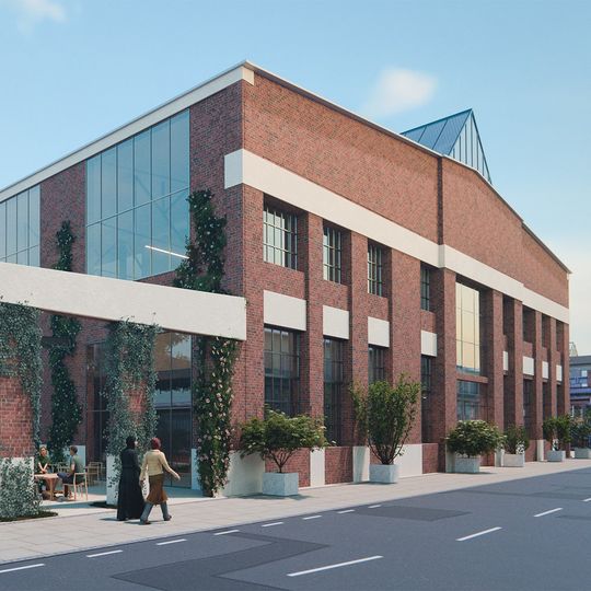 Bestandsgebäude sanieren: Halle 21 auf dem Areal Böhler vor der energetischen Modernisierung.