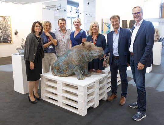 Karlsruhe Multiple „Blue“ begeistert bei der art KARLSRUHE