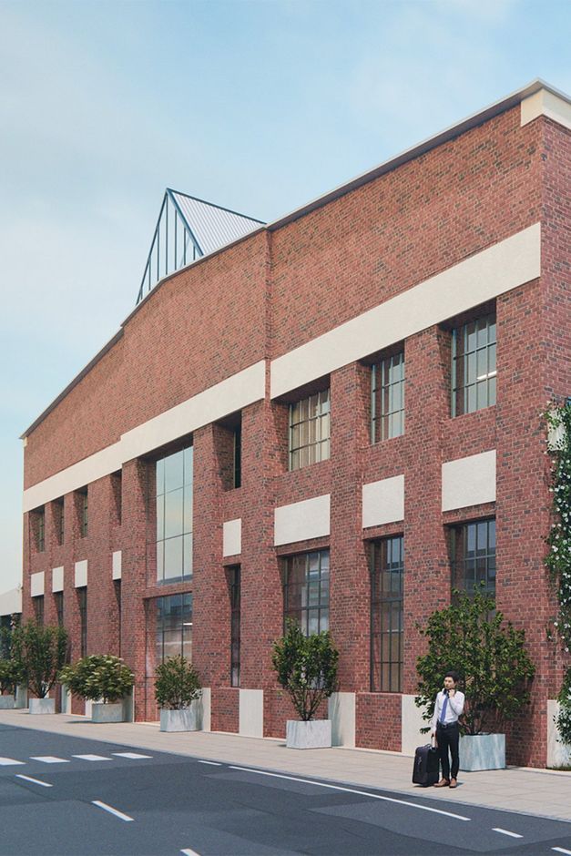 Bestandsgebäude sanieren: Revitalisierte Halle 21 erhält als moderne Arbeitswelt ein zweites Leben.